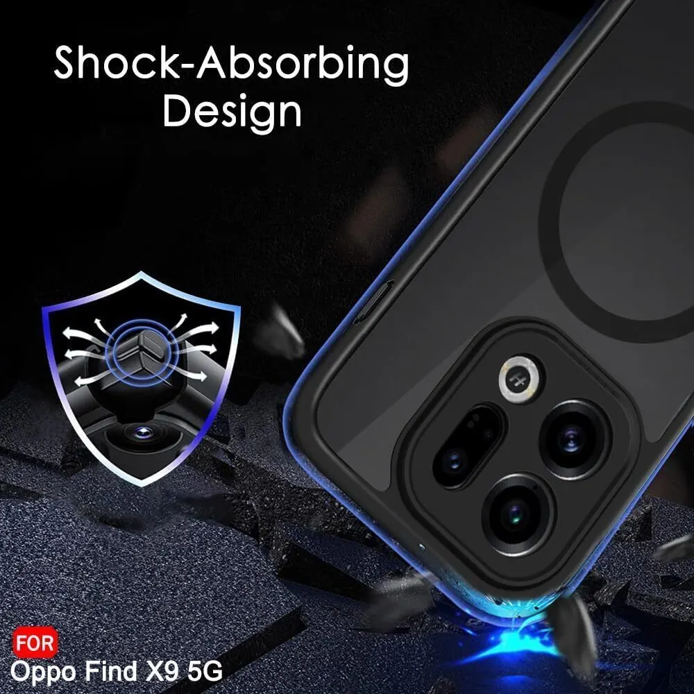 Xolia Back Cover for OPPO Find X9 5G (Black, Shock Proof, Polycarbonate, Silicon, Pack of: 1) — image 5 of 5