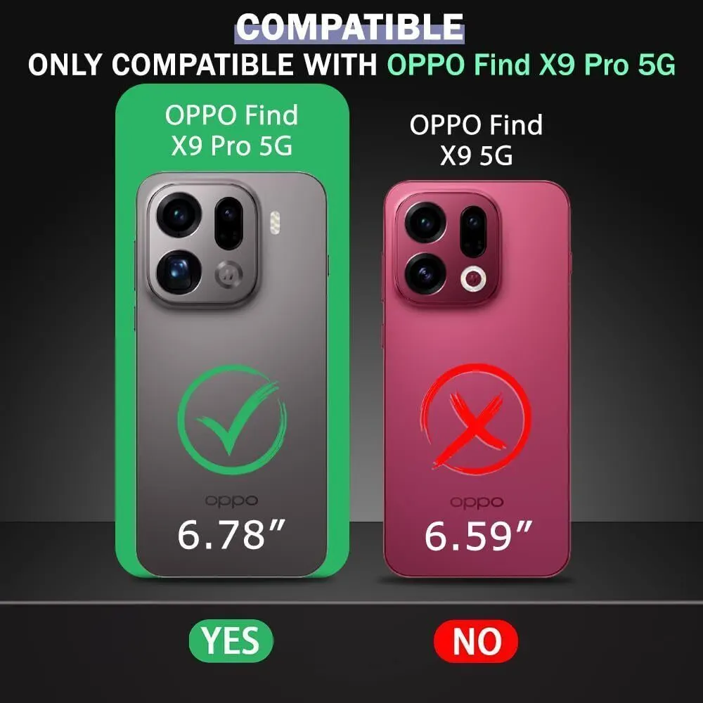 Xolia Back Cover for OPPO Find X9 Pro 5G (Black, Shock Proof, Polycarbonate, Silicon, Pack of: 1) — image 2 of 5