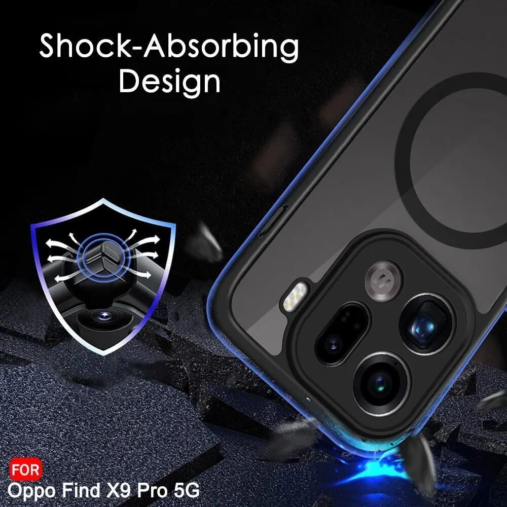 Xolia Back Cover for OPPO Find X9 Pro 5G (Black, Shock Proof, Polycarbonate, Silicon, Pack of: 1) — image 5 of 5