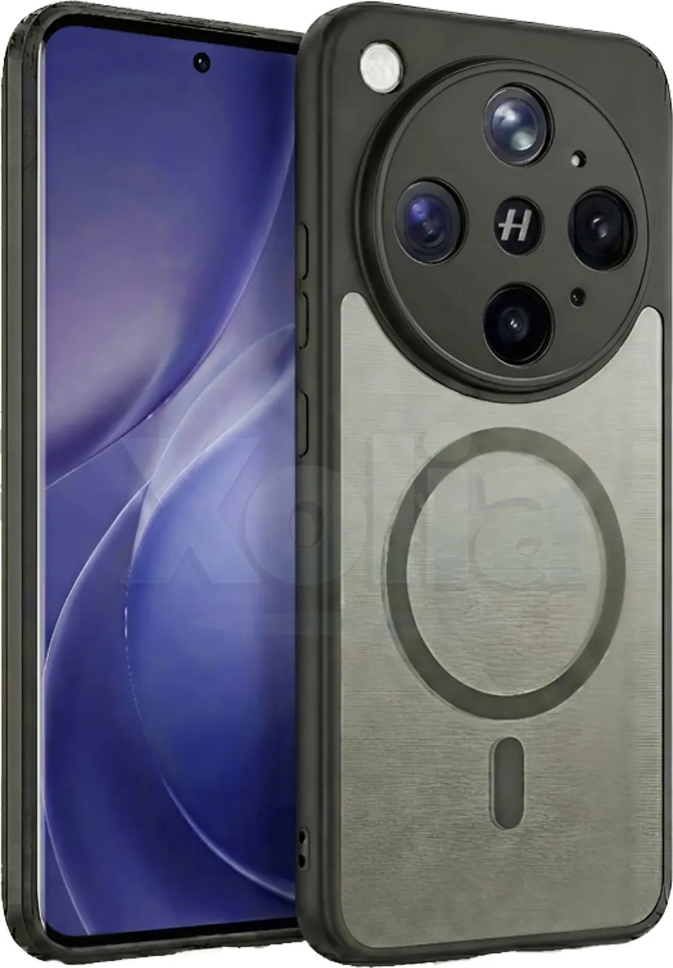 Xolia Back Cover for OPPO Find X9 Ultra 5G (Black, Shock Proof, Polycarbonate, Silicon, Pack of: 1)