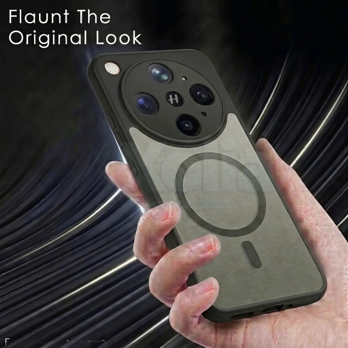 Xolia Back Cover for OPPO Find X9 Ultra 5G (Black, Shock Proof, Polycarbonate, Silicon, Pack of: 1) — image 4 of 4