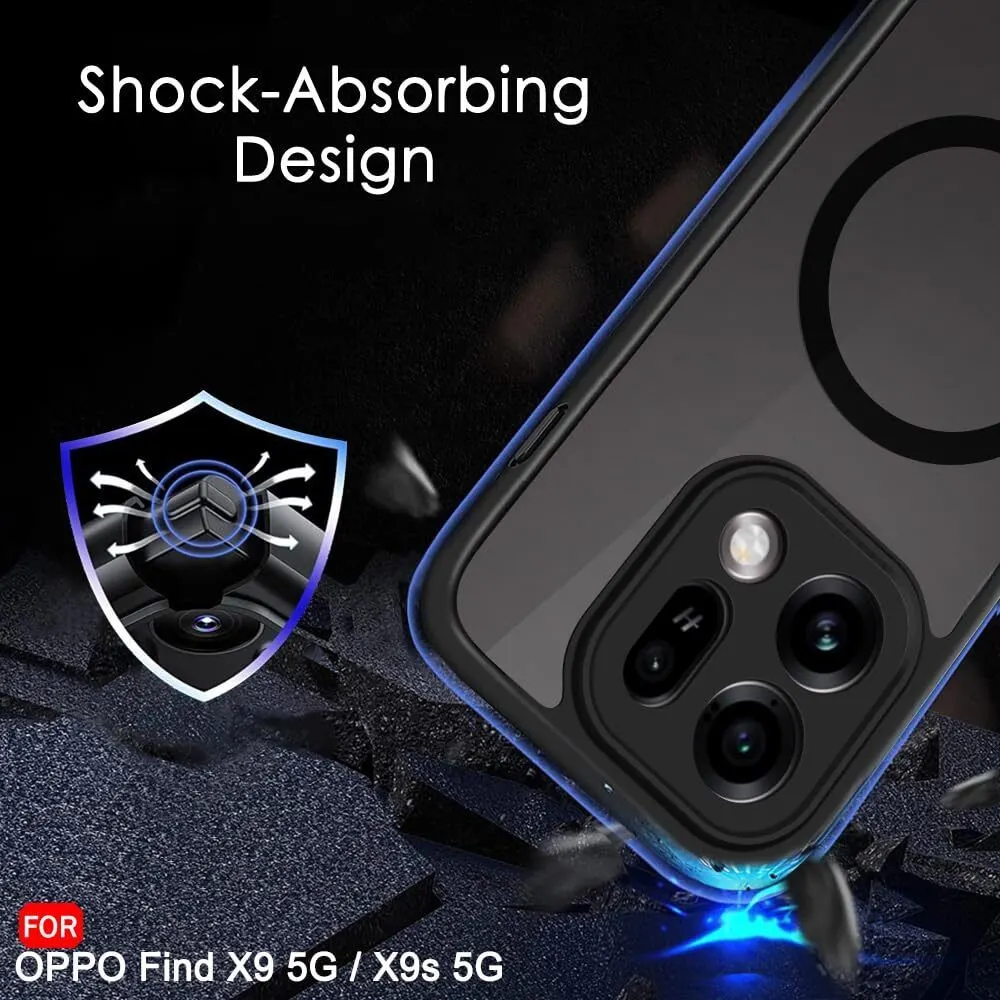 Xolia Back Cover for OPPO Find X9s 5G (Black, Shock Proof, Polycarbonate, Silicon, Pack of: 1) — image 4 of 5