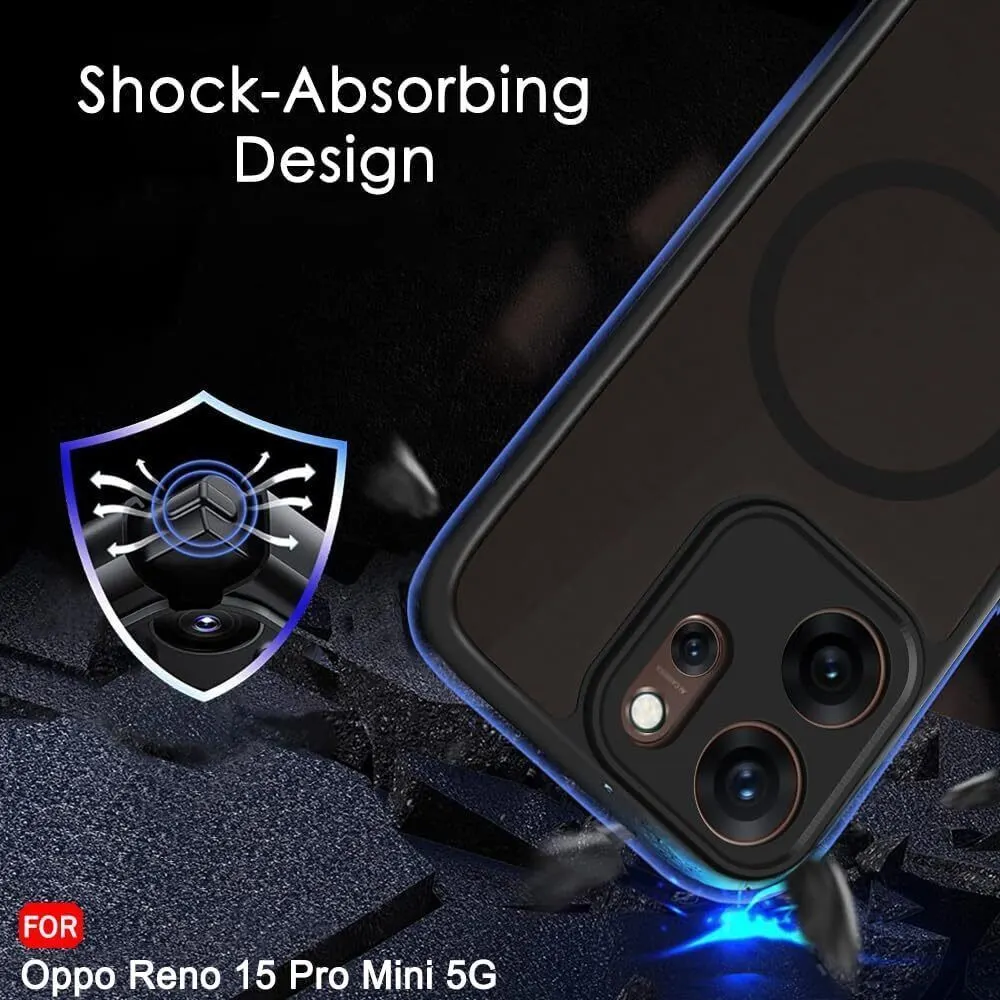 Xolia Back Cover for Oppo Reno 15 Pro Mini 5G (Black, Shock Proof, Polycarbonate, Silicon, Pack of: 1) — image 5 of 5
