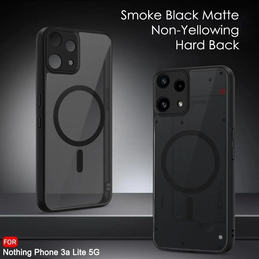 Xolia Back Cover for Nothing Phone (3a) Lite (Black, Shock Proof, Polycarbonate, Silicon, Pack of: 1) — image 3 of 5