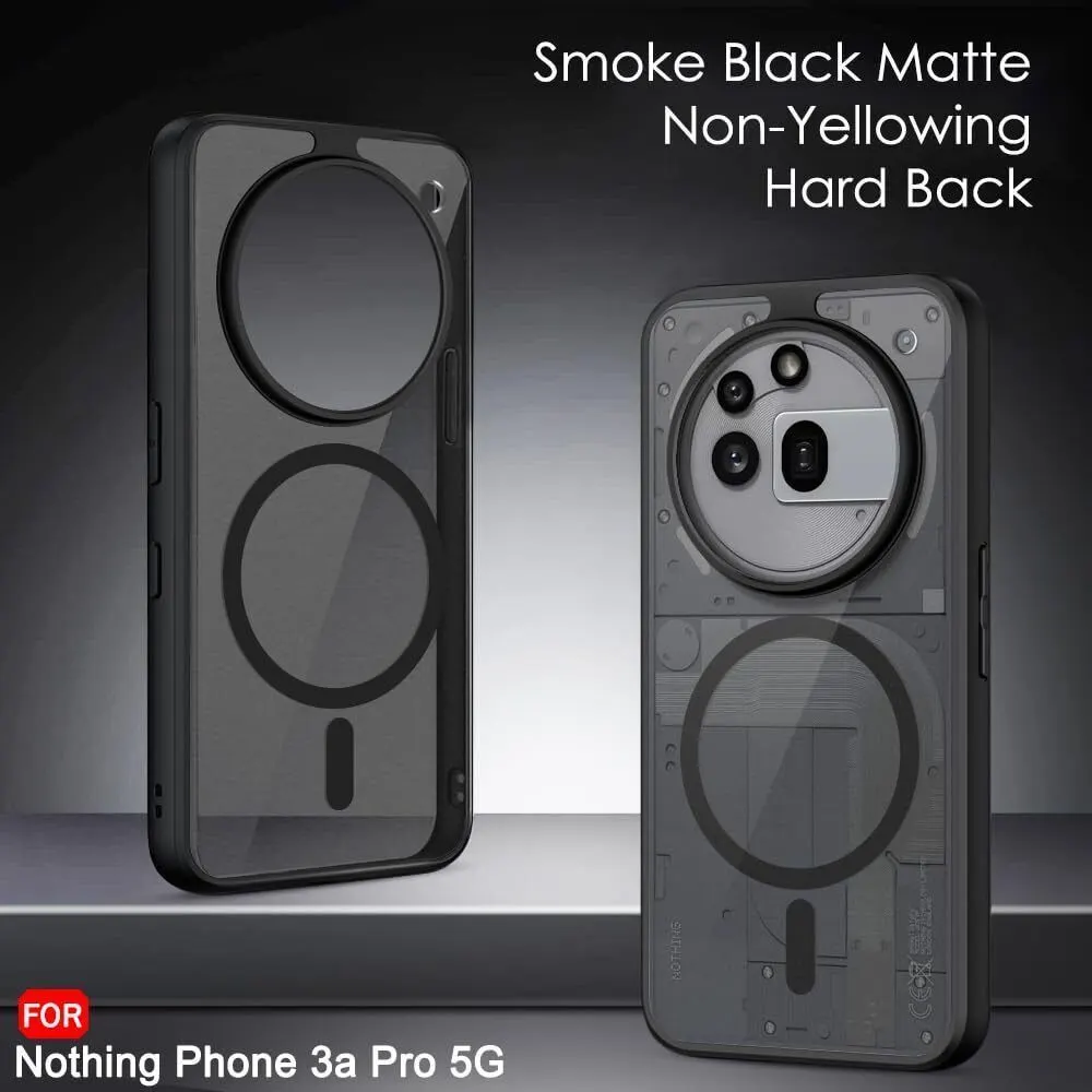 Xolia Back Cover for Nothing Phone (3a) Pro 5G (Black, Shock Proof, Polycarbonate, Silicon, Pack of: 1) — image 3 of 5