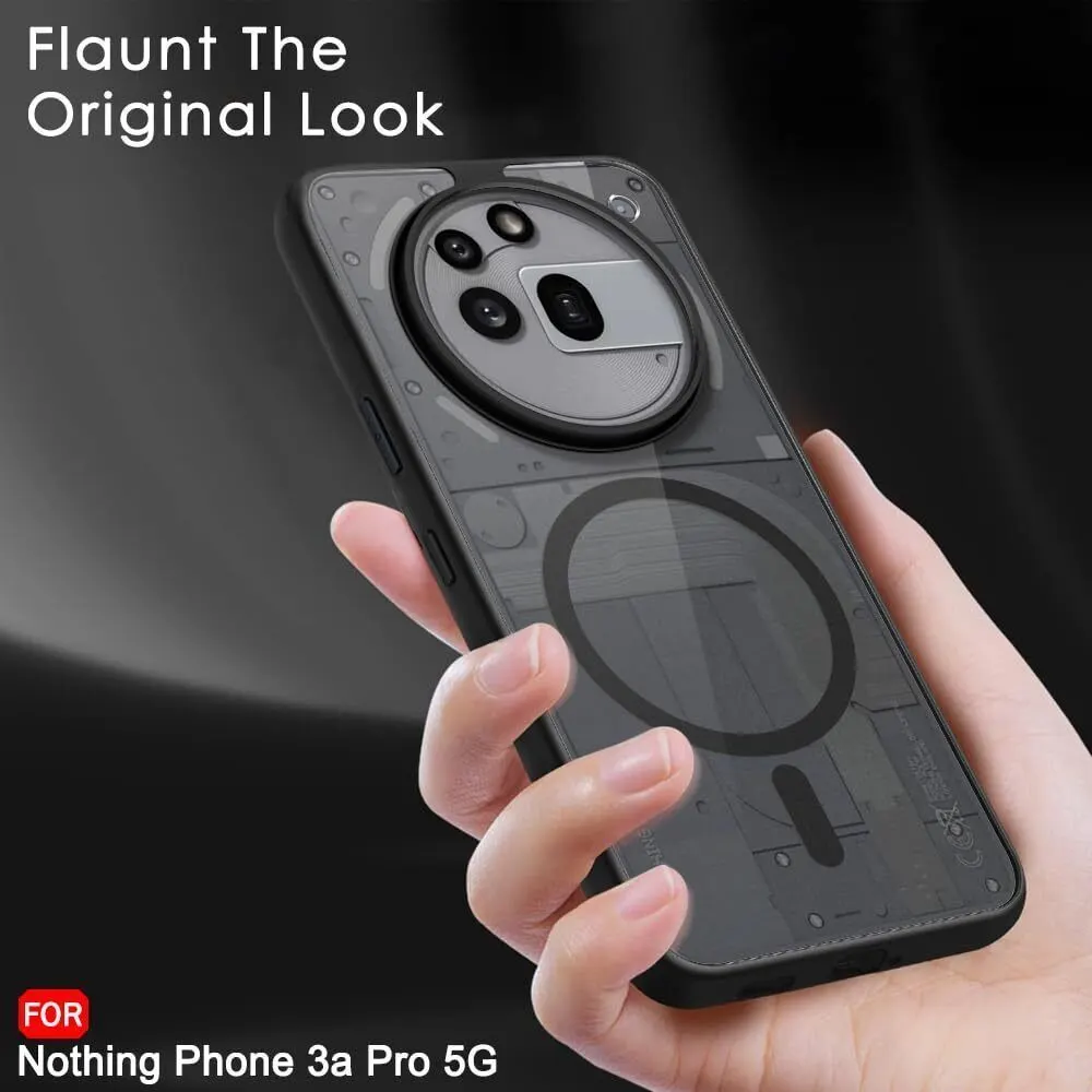 Xolia Back Cover for Nothing Phone (3a) Pro 5G (Black, Shock Proof, Polycarbonate, Silicon, Pack of: 1) — image 5 of 5
