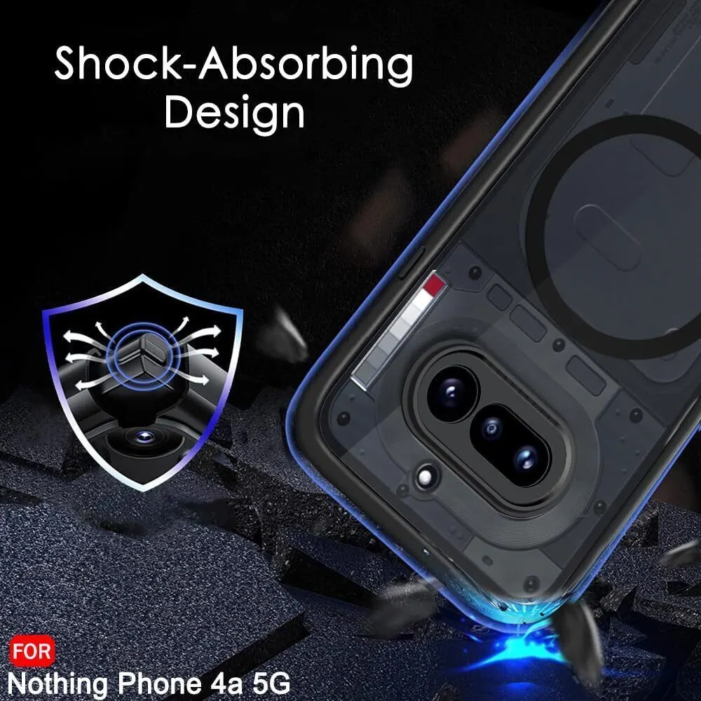 Xolia Back Cover for Nothing Phone 4a 5G (Black, Shock Proof, Polycarbonate, Silicon, Pack of: 1) — image 5 of 5