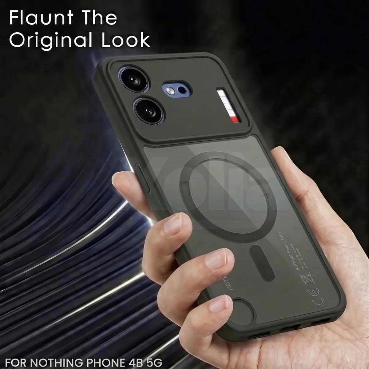 Xolia Back Cover for Nothing Phone 4b 5G (Black, Shock Proof, Polycarbonate, Silicon, Pack of: 1) — image 4 of 4