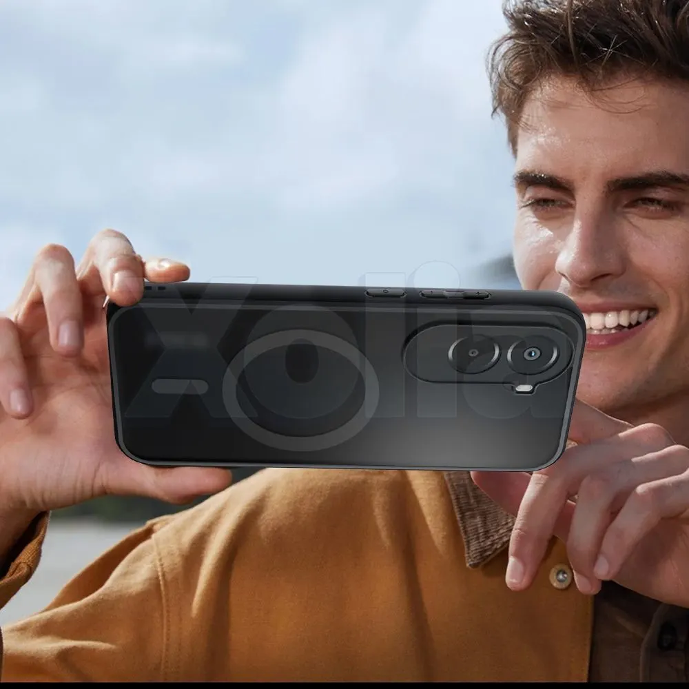 Xolia Back Cover for POCO M7 PLUS 5G (Black, Shock Proof, Polycarbonate, Silicon, Pack of: 1) — image 5 of 5
