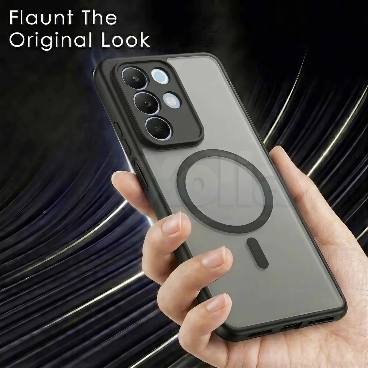 Xolia Back Cover for Realme Narzo 90x 5G (Black, Shock Proof, Polycarbonate, Silicon, Pack of: 1) — image 4 of 4