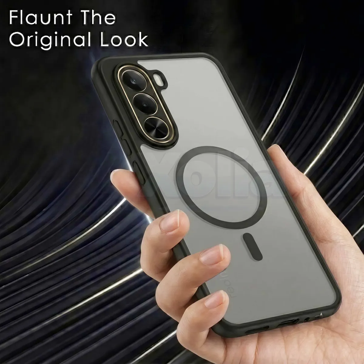 Xolia Back Cover for Realme P4x 5G (Black, Shock Proof, Polycarbonate, Silicon, Pack of: 1) — image 5 of 5