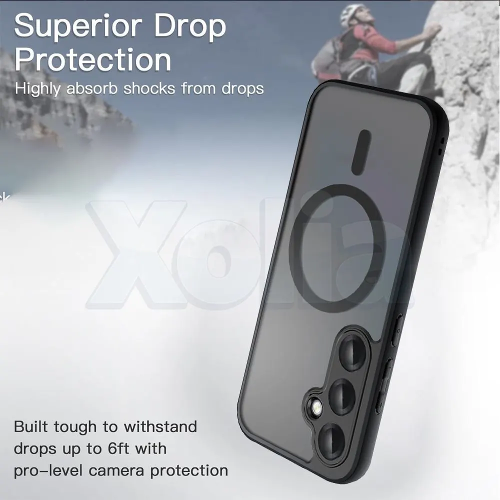 Xolia Back Cover for Samsung Galaxy A37 5G (Black, Shock Proof, Polycarbonate, Silicon, Pack of: 1) — image 3 of 5