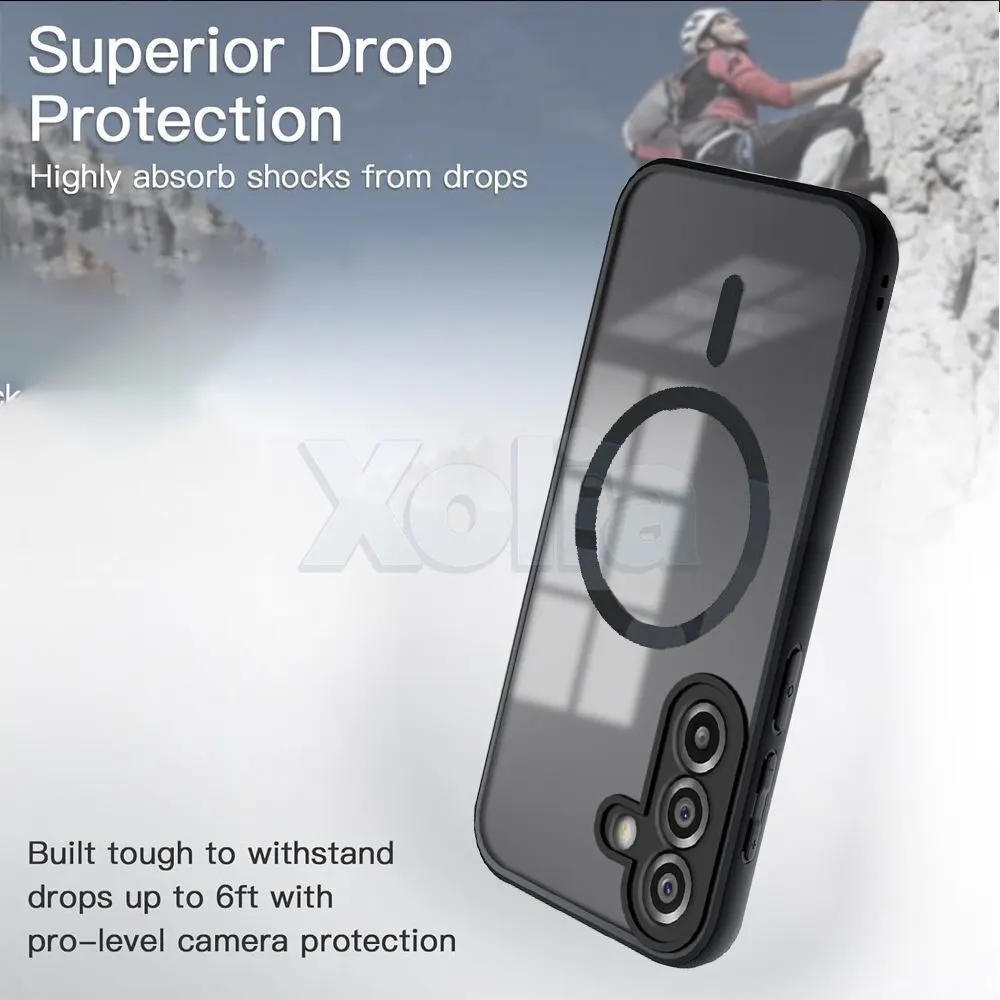 Xolia Back Cover for Samsung Galaxy M17 5G (Black, Shock Proof, Polycarbonate, Silicon, Pack of: 1) — image 3 of 5