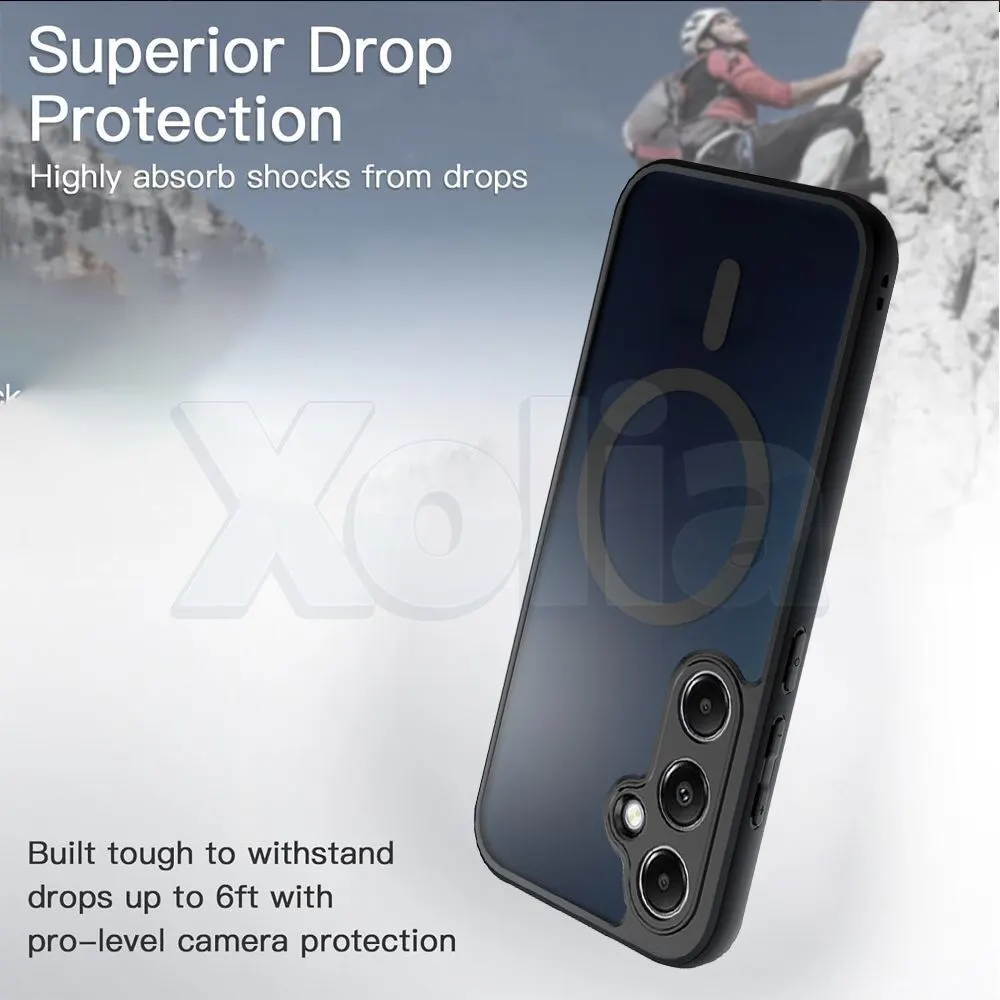 Xolia Back Cover for SAMSUNG Galaxy M35 5G (Black, Shock Proof, Polycarbonate, Silicon, Pack of: 1) — image 3 of 5