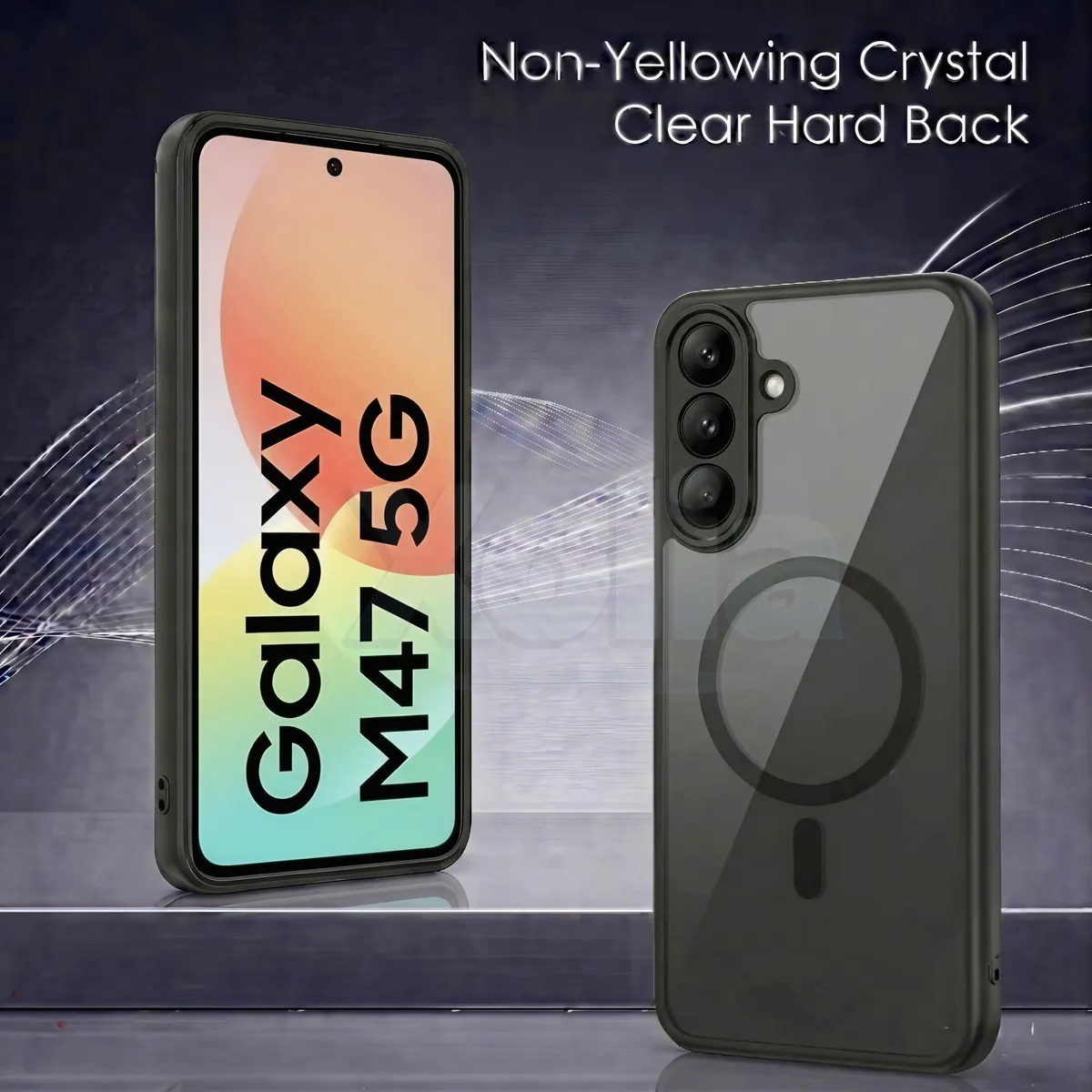 Xolia Back Cover for Samsung Galaxy M47 5G (Black, Shock Proof, Polycarbonate, Silicon, Pack of: 1) — image 3 of 5