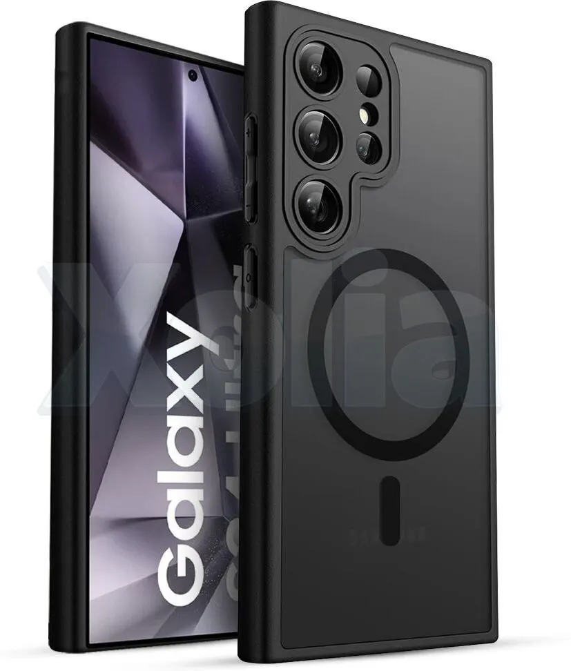 Xolia Back Cover for Samsung Galaxy S23 Ultra 5G (Black, Shock Proof, Polycarbonate, Silicon, Pack of: 1)
