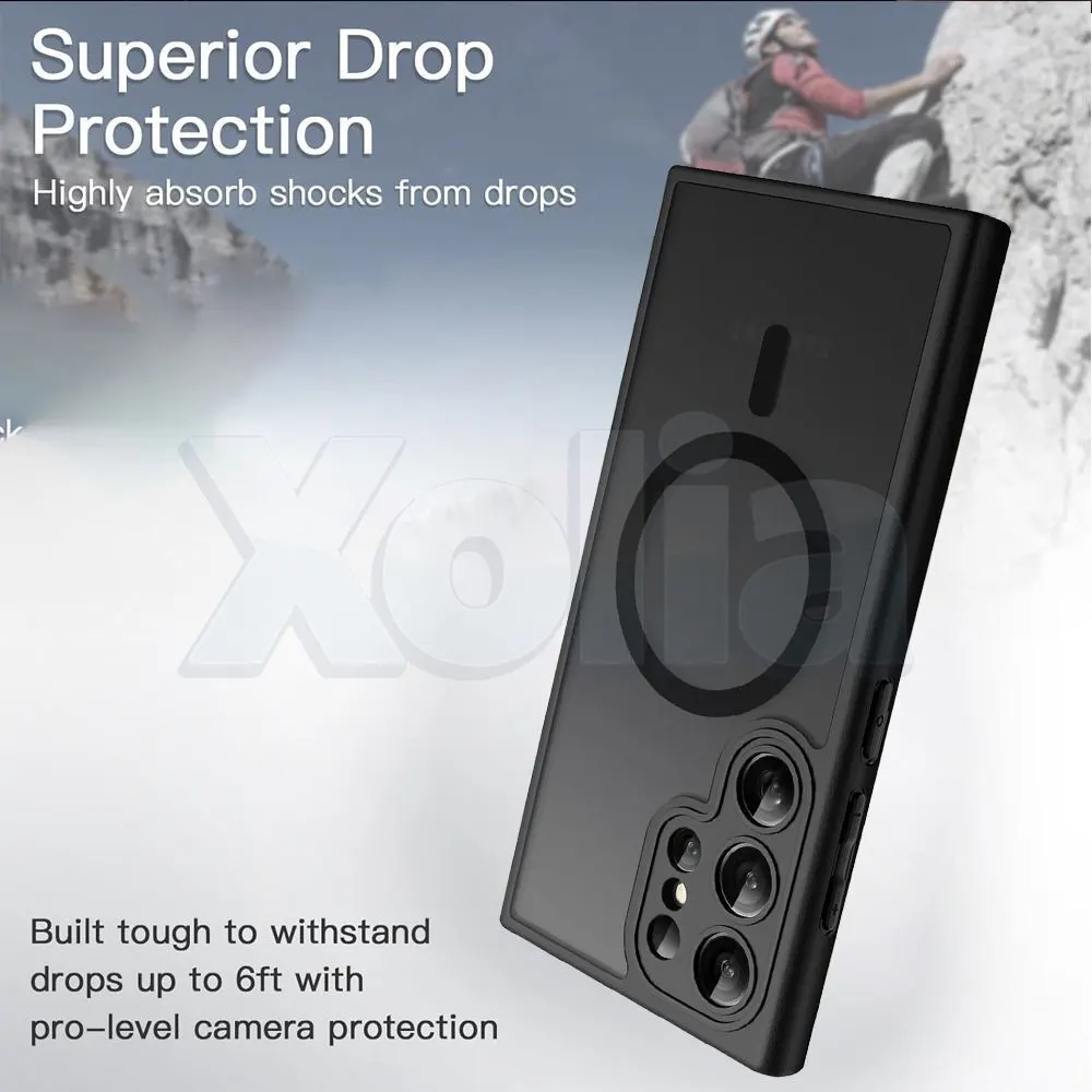 Xolia Back Cover for Samsung Galaxy S23 Ultra 5G (Black, Shock Proof, Polycarbonate, Silicon, Pack of: 1) — image 3 of 5