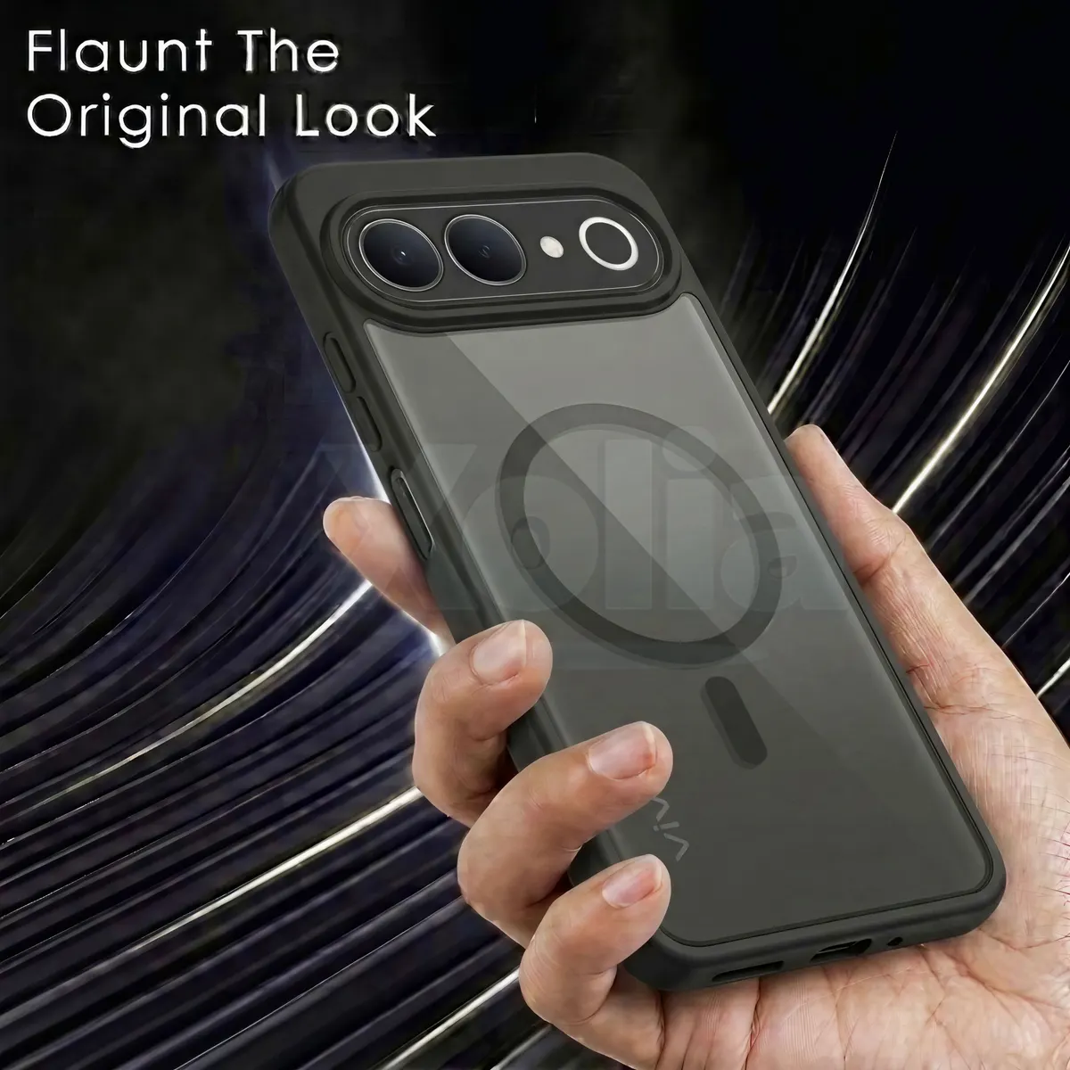 Xolia Back Cover for vivo S2 (Black, Shock Proof, Polycarbonate, Silicon, Pack of: 1) — image 4 of 4
