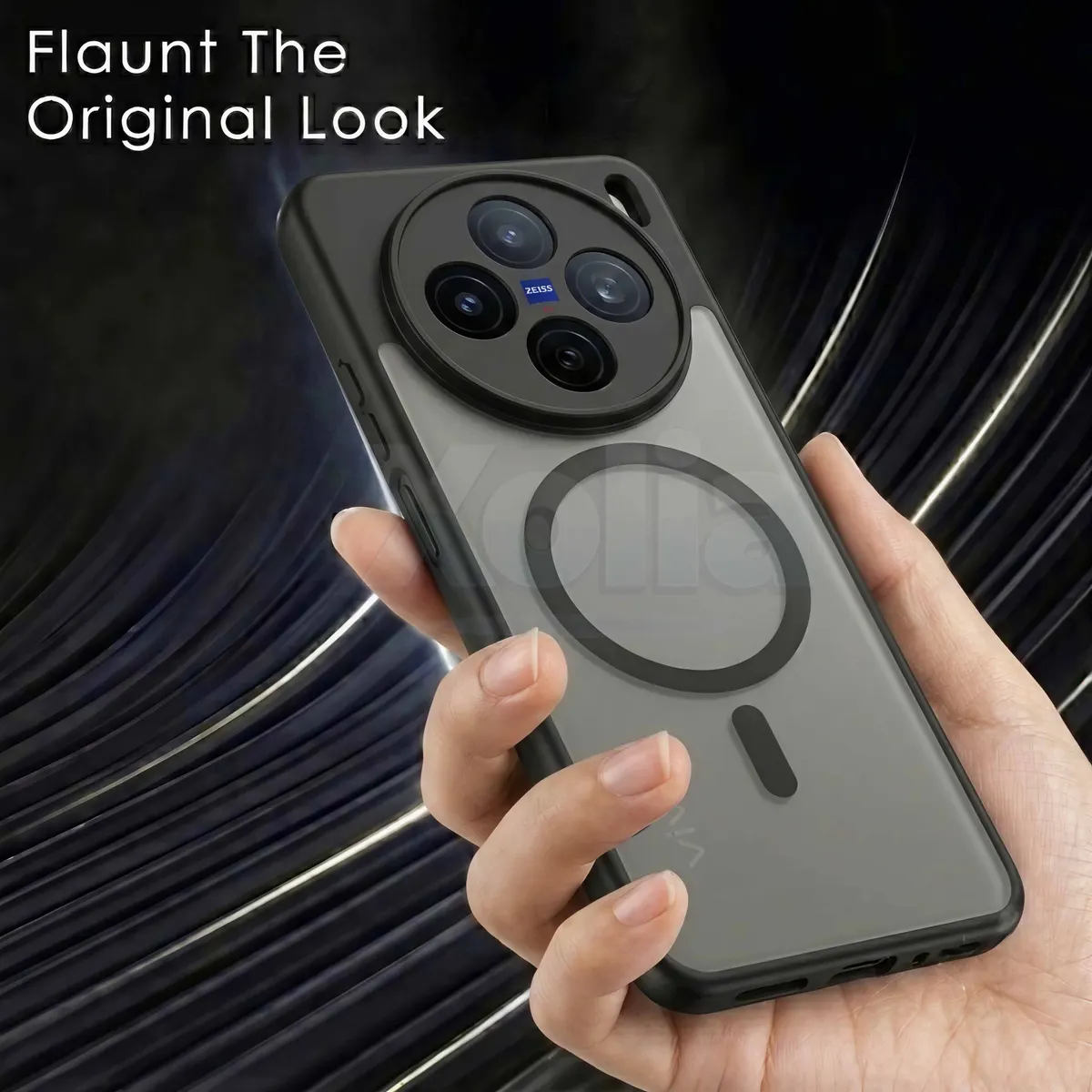 Xolia Back Cover for Vivo X200T 5G (Black, Shock Proof, Polycarbonate, Silicon, Pack of: 1) — image 5 of 5