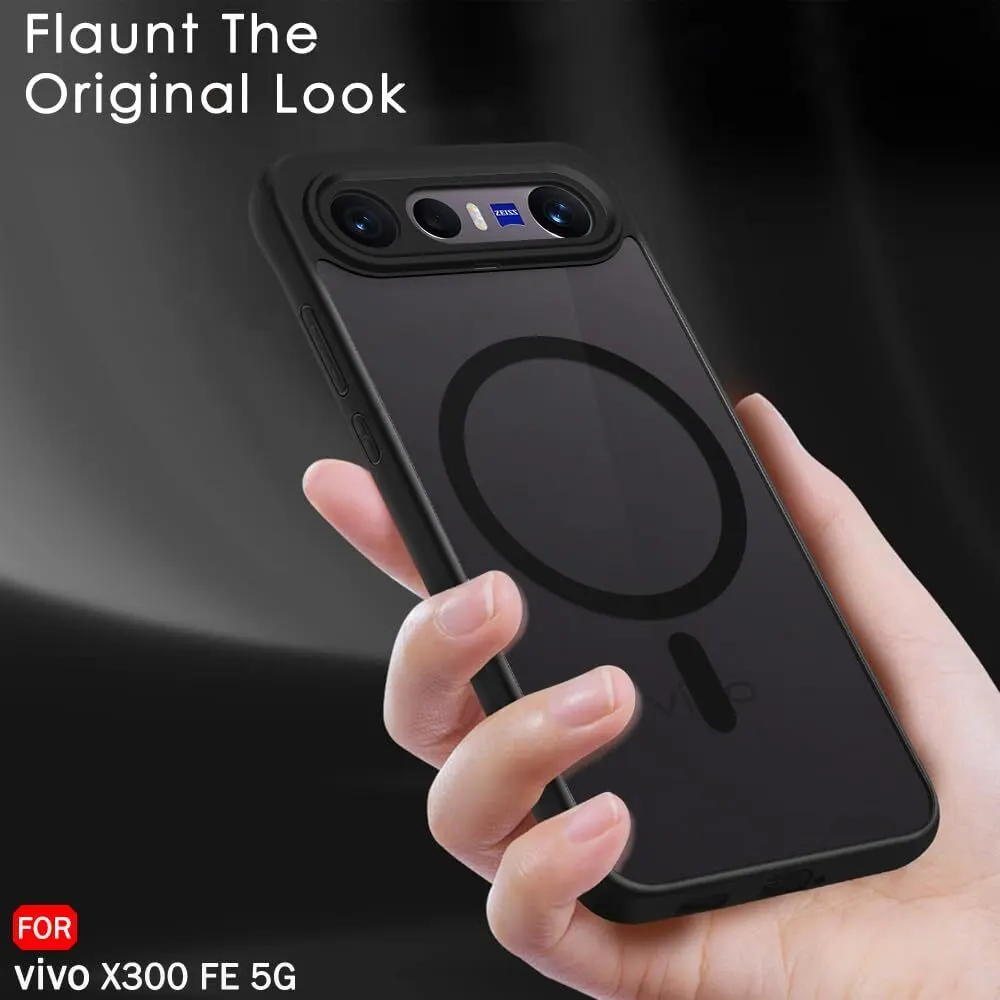 Xolia Back Cover for Vivo X300 Fe 5G (Black, Shock Proof, Polycarbonate, Silicon, Pack of: 1) — image 4 of 4
