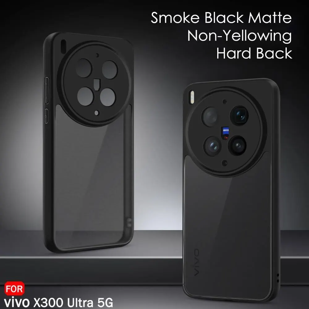 Xolia Back Cover for Vivo X300 Ultra 5G (Black, Shock Proof, Polycarbonate, Silicon, Pack of: 1) — image 3 of 5
