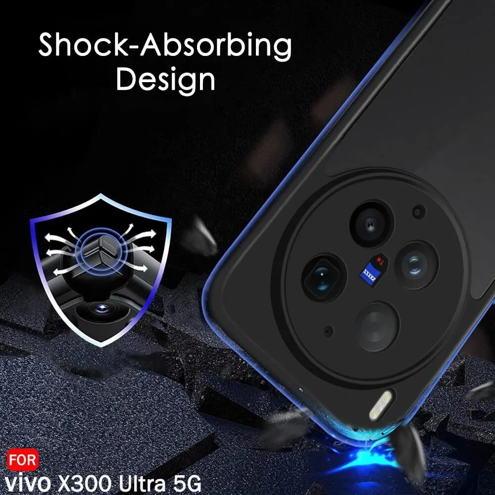 Xolia Back Cover for Vivo X300 Ultra 5G (Black, Shock Proof, Polycarbonate, Silicon, Pack of: 1) — image 5 of 5