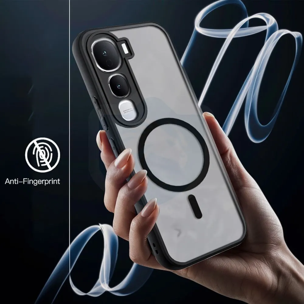 Xolia Back Cover for Vivo Y400 5G (Black, Shock Proof, Polycarbonate, Silicon, Pack of: 1) — image 2 of 4