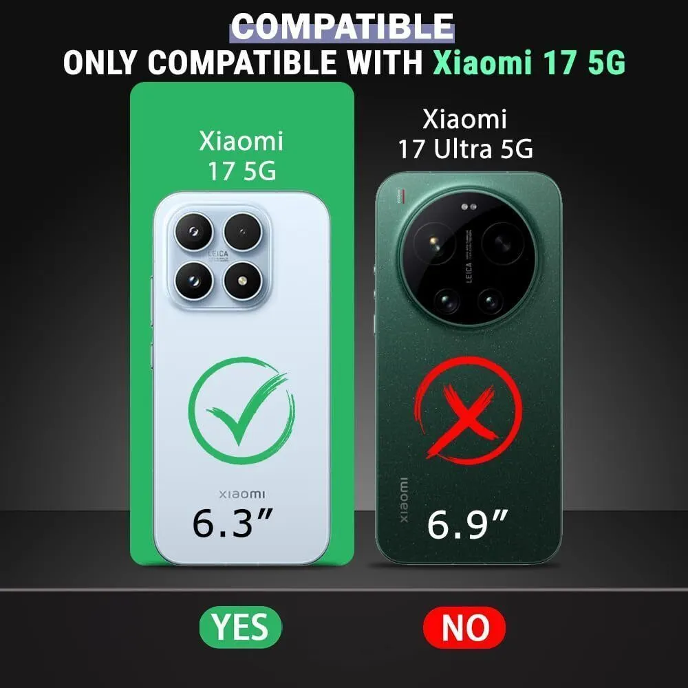 Xolia Back Cover for Xiaomi 17 5G (Black, Shock Proof, Polycarbonate, Silicon, Pack of: 1) — image 2 of 5