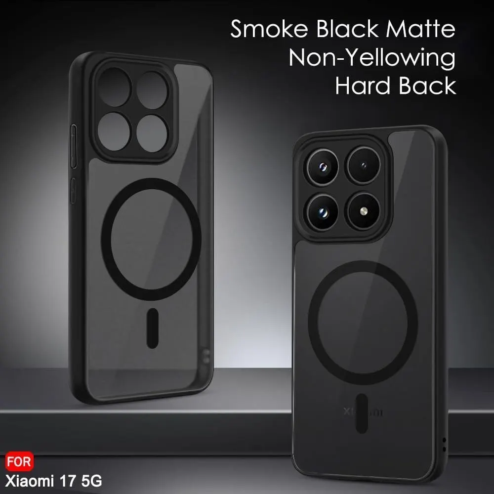 Xolia Back Cover for Xiaomi 17 5G (Black, Shock Proof, Polycarbonate, Silicon, Pack of: 1) — image 3 of 5