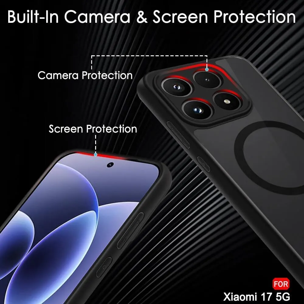 Xolia Back Cover for Xiaomi 17 5G (Black, Shock Proof, Polycarbonate, Silicon, Pack of: 1) — image 4 of 5