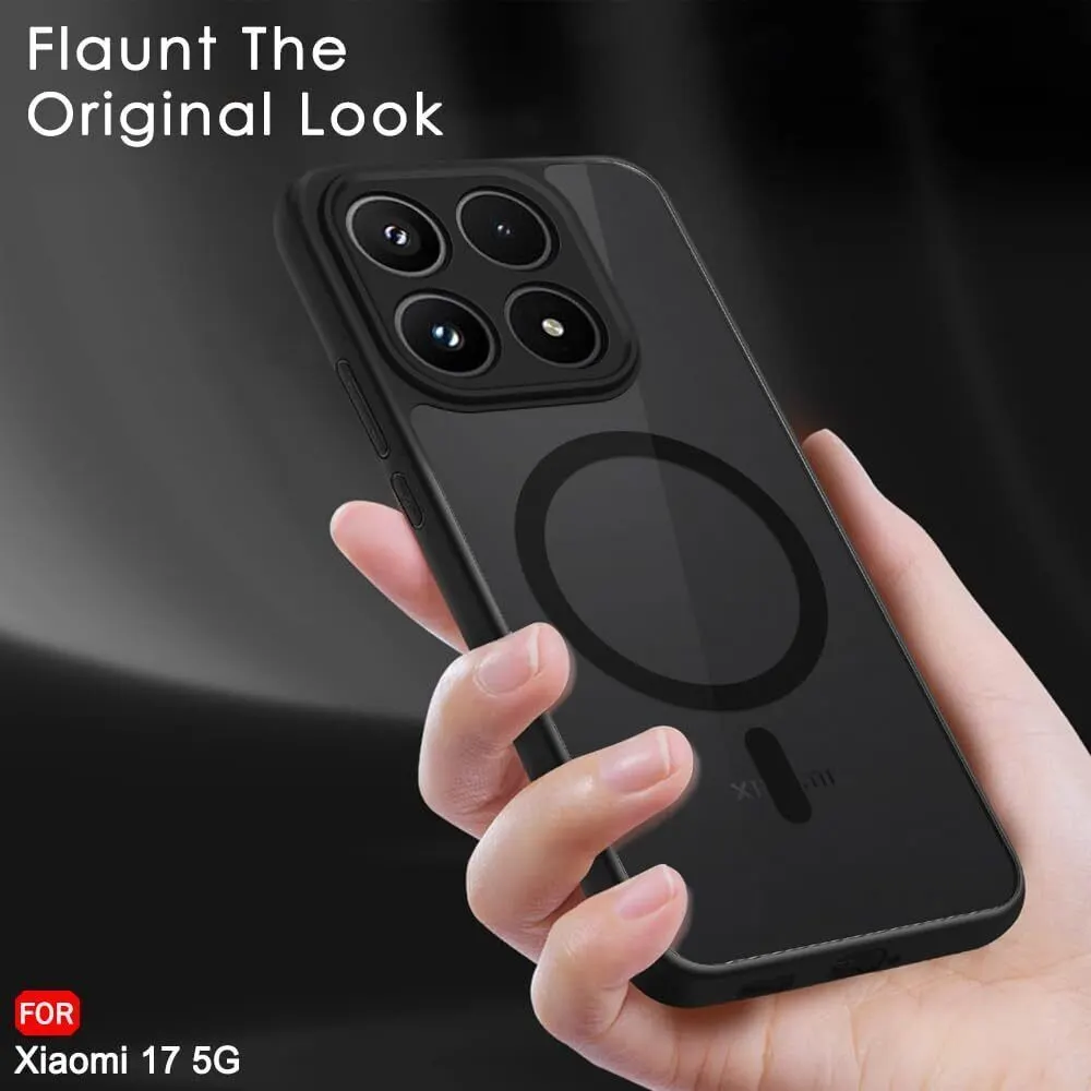 Xolia Back Cover for Xiaomi 17 5G (Black, Shock Proof, Polycarbonate, Silicon, Pack of: 1) — image 5 of 5
