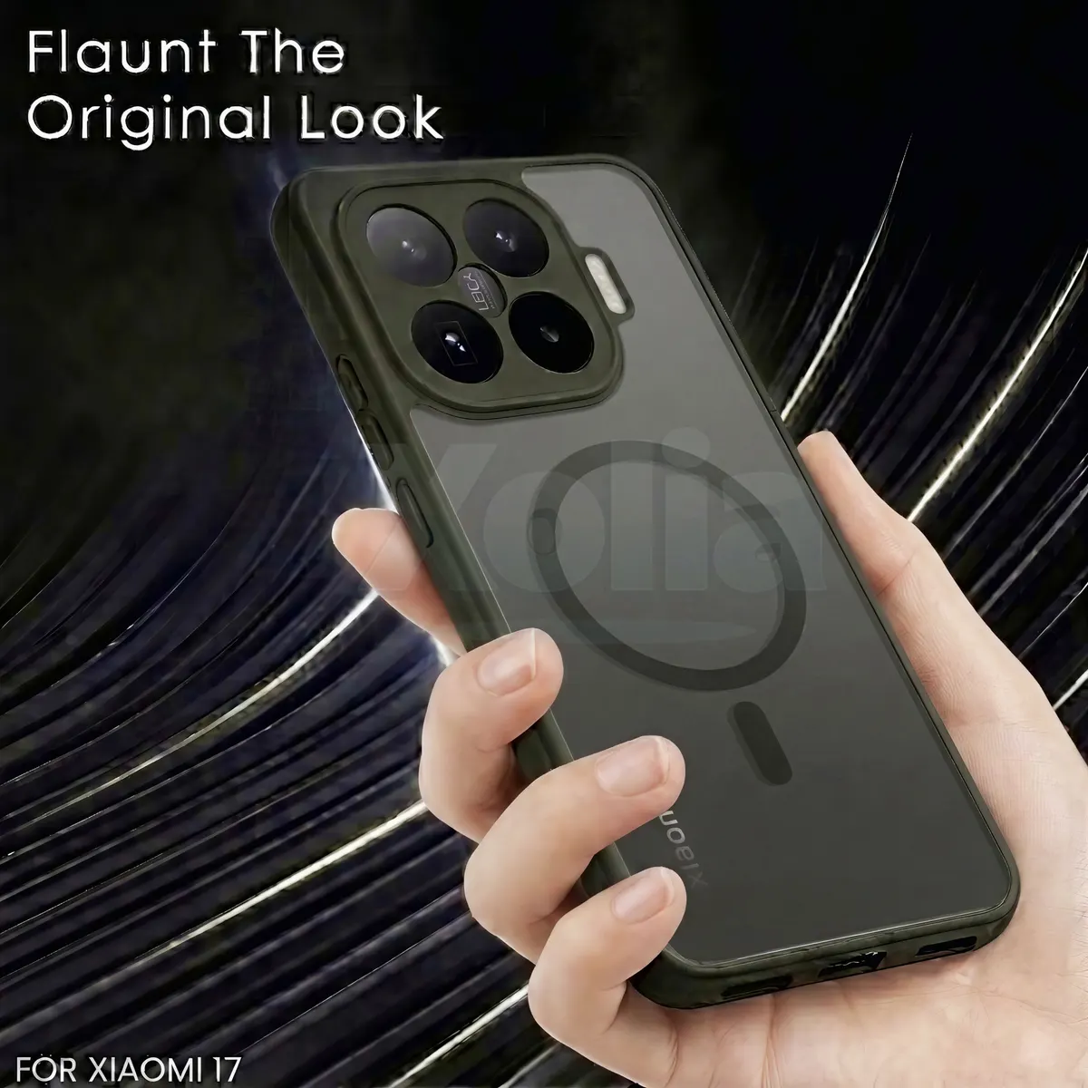 Xolia Back Cover for Xiaomi 17T 5G (Black, Shock Proof, Polycarbonate, Silicon, Pack of: 1) — image 4 of 4
