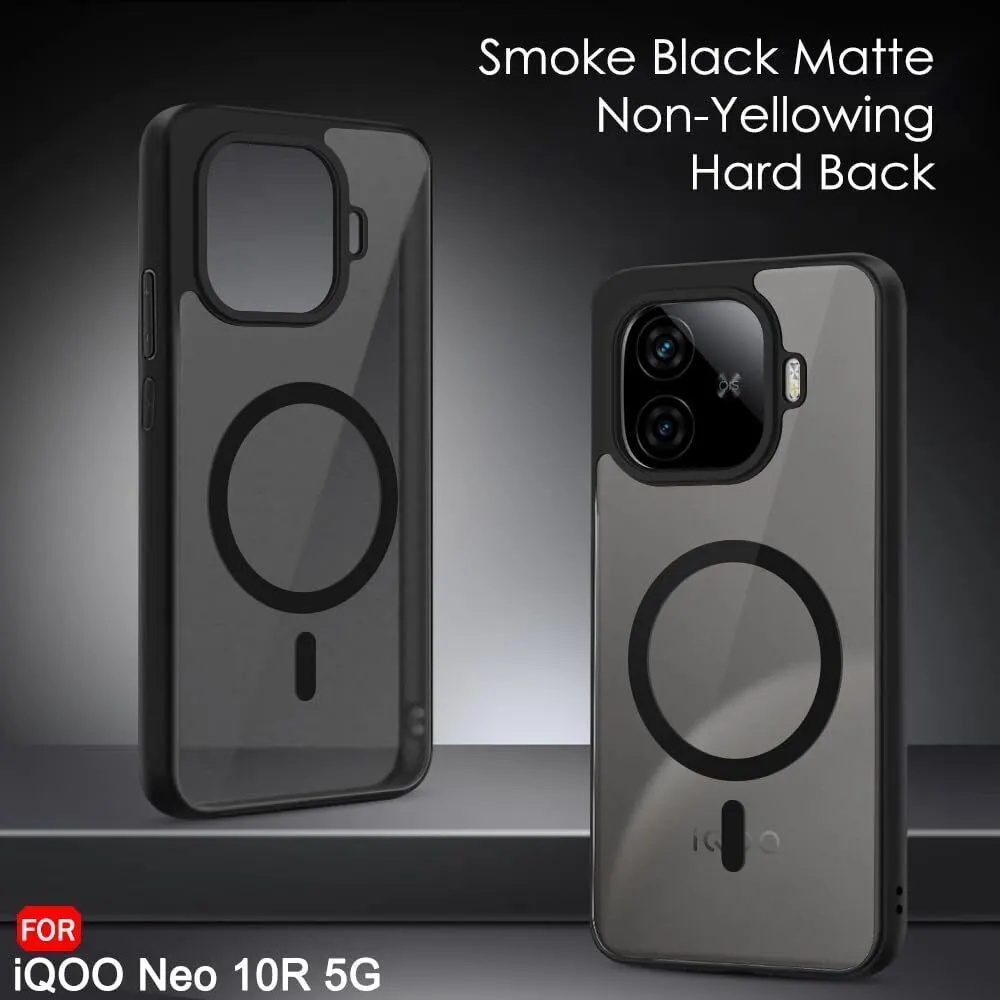 Xolia Back Cover for IQOO Neo 10R 5G (Black, Shock Proof, Polycarbonate, Silicon, Pack of: 1) — image 3 of 5