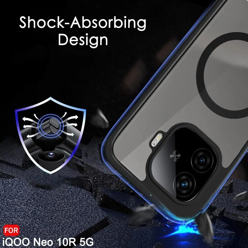 Xolia Back Cover for IQOO Neo 10R 5G (Black, Shock Proof, Polycarbonate, Silicon, Pack of: 1) — image 5 of 5