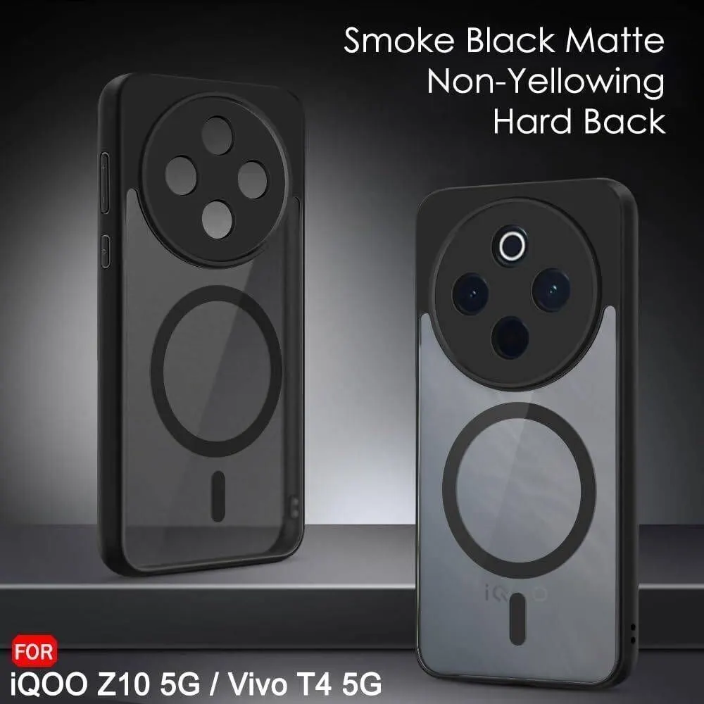 Xolia Back Cover for iQOO Z10 5G (Black, Shock Proof, Polycarbonate, Silicon, Pack of: 1) — image 3 of 5