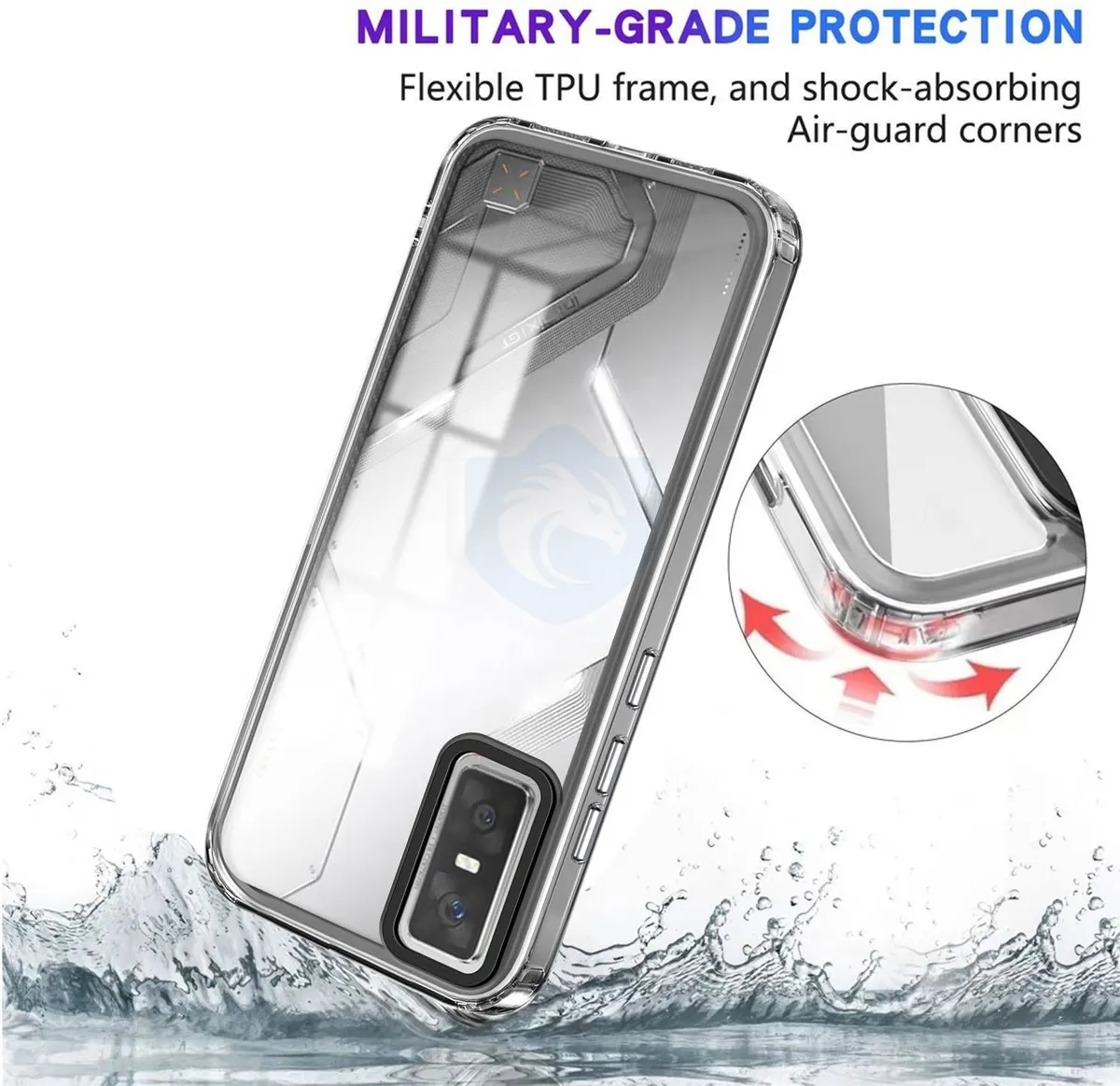 Micvir Back Cover for Infinix GT 30 5G+ (Transparent, Shock Proof, Pack of: 1) — image 4 of 5