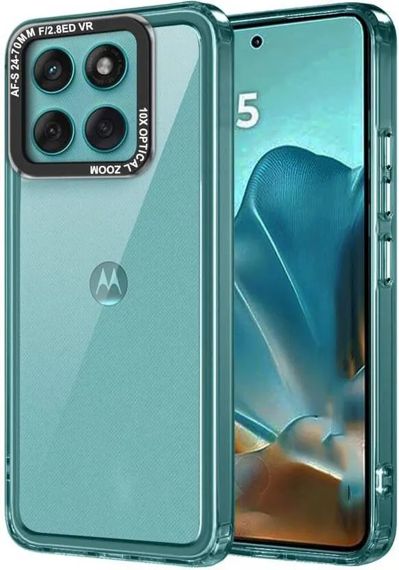 Micvir Back Cover for Motorola Edge 60 5G (Transparent, Shock Proof, Polycarbonate, Pack of: 1)