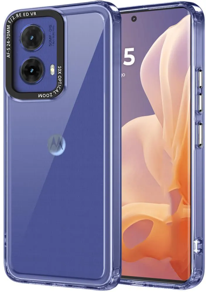 Micvir Back Cover for Motorola Moto G45 5G (Transparent, Shock Proof, Pack of: 1)