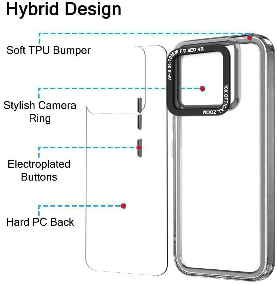 Micvir Back Cover for Motorola Moto G56 5G (Black, Shock Proof, Pack of: 1) — image 5 of 5