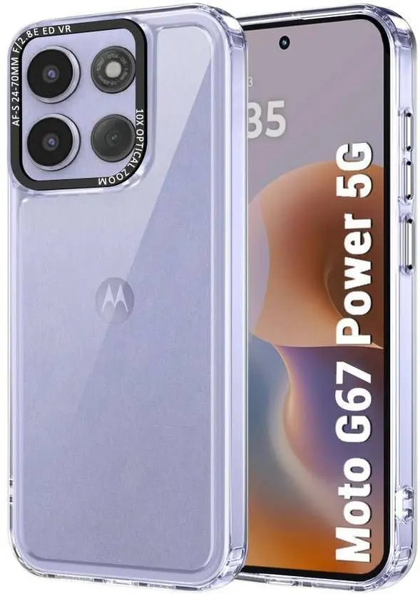 Xolia Back Cover for Motorola Moto G57 Power 5G (Transparent, Shock Proof, Pack of: 1)