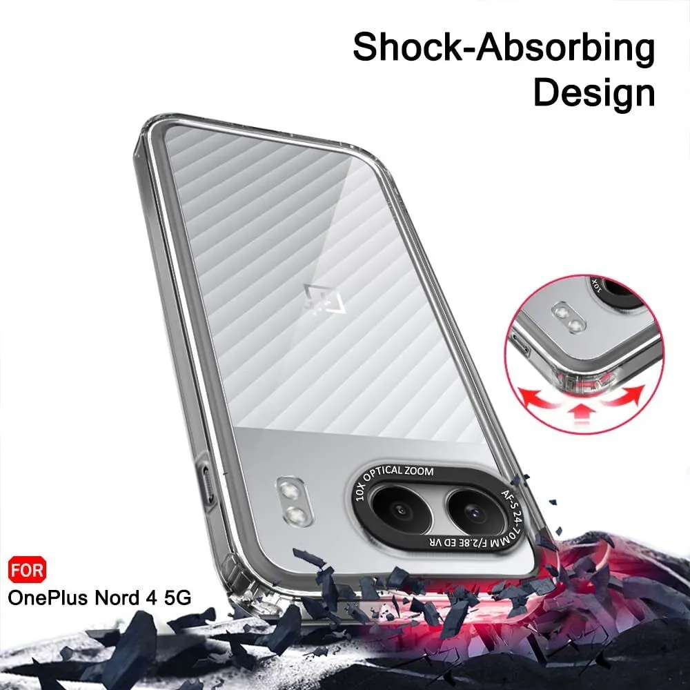 Micvir Back Cover for OnePlus Nord 4 5G (Black, Shock Proof, Polycarbonate, Pack of: 1) — image 3 of 5