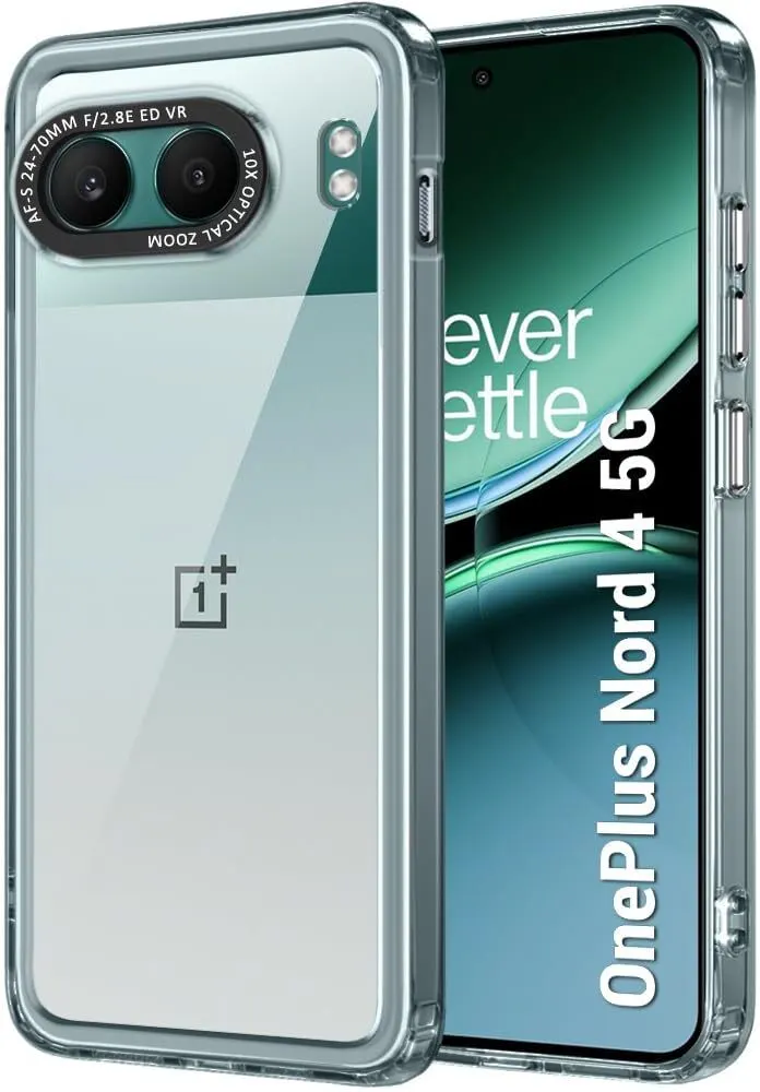 Micvir Back Cover for OnePlus Nord 4 5G (Transparent, Shock Proof, Polycarbonate, Pack of: 1)