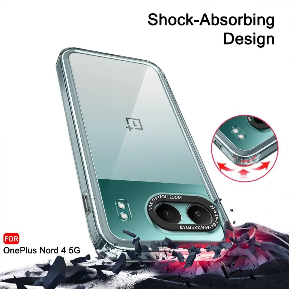 Micvir Back Cover for OnePlus Nord 4 5G (Transparent, Shock Proof, Polycarbonate, Pack of: 1) — image 3 of 5