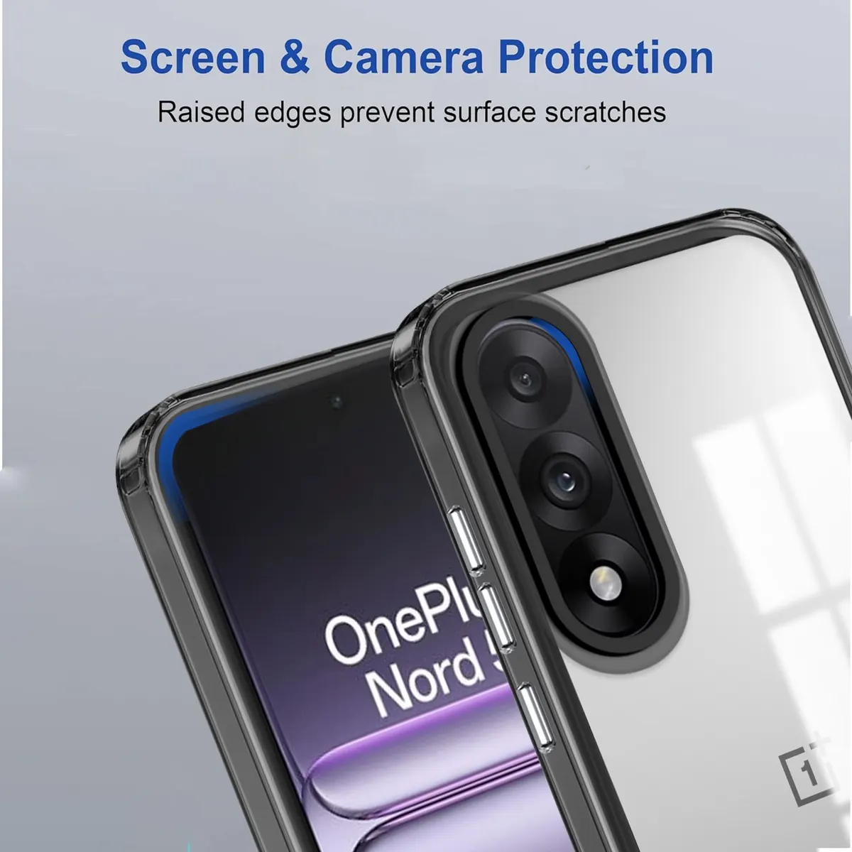 Micvir Back Cover for OnePlus Nord 5 (Black, Shock Proof, Pack of: 1) — image 2 of 5