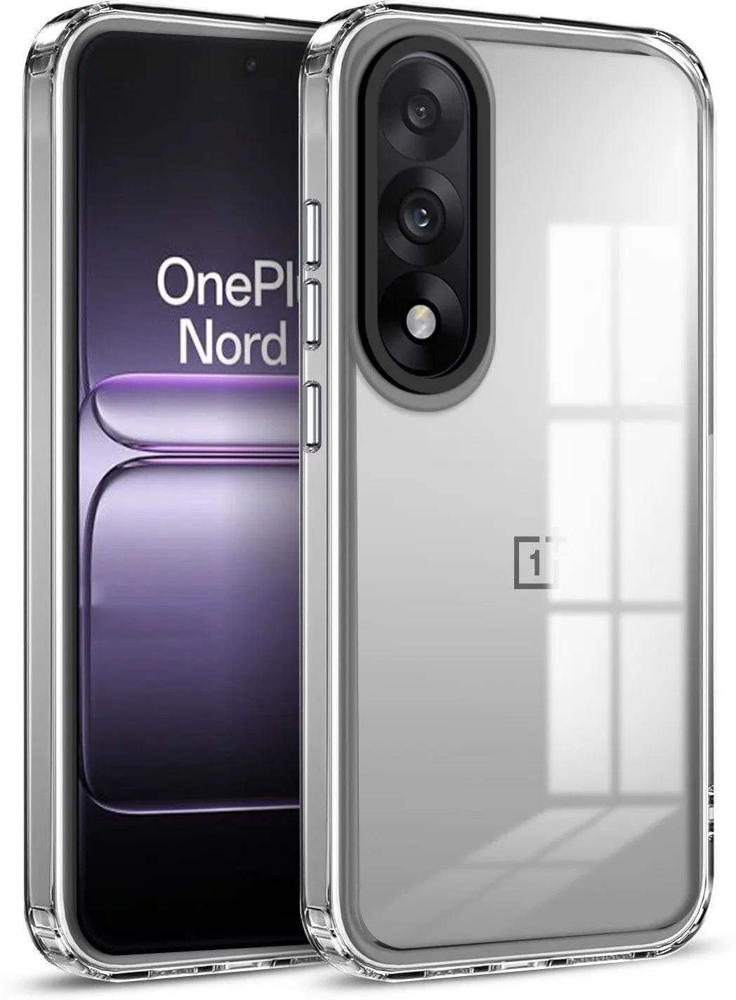 Micvir Back Cover for OnePlus Nord 5 (Transparent, Shock Proof, Polycarbonate, Pack of: 1)