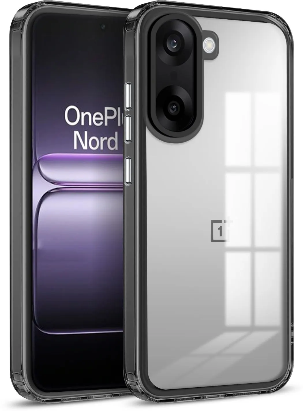 Micvir Back Cover for OnePlus Nord CE 5 (Black, Shock Proof, Pack of: 1)