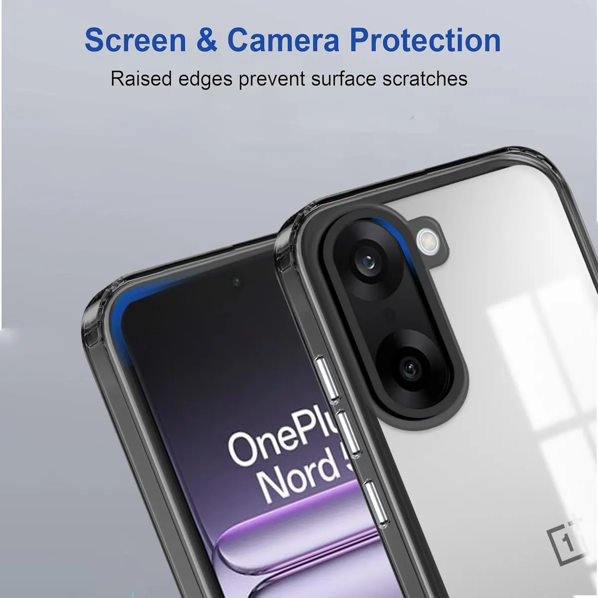 Micvir Back Cover for OnePlus Nord CE 5 (Black, Shock Proof, Pack of: 1) — image 2 of 5