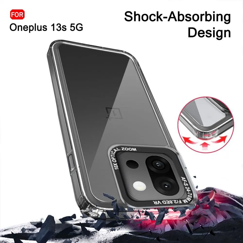 Micvir Back Cover for OnePlus 13s 5G (Black, Shock Proof, Polycarbonate, Pack of: 1) — image 4 of 5