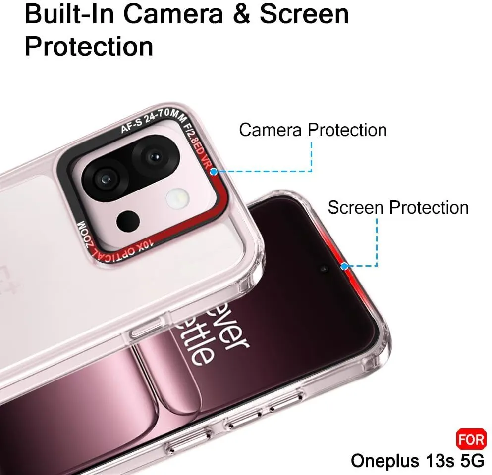 Micvir Back Cover for OnePlus 13s 5G (Transparent, Shock Proof, Polycarbonate, Pack of: 1) — image 3 of 5