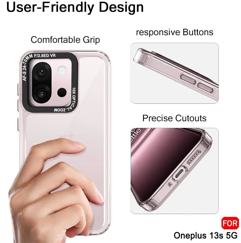 Micvir Back Cover for OnePlus 13s 5G (Transparent, Shock Proof, Polycarbonate, Pack of: 1) — image 5 of 5